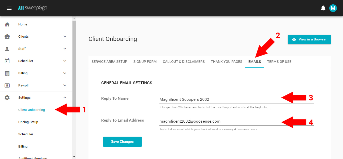 General-email-settings
