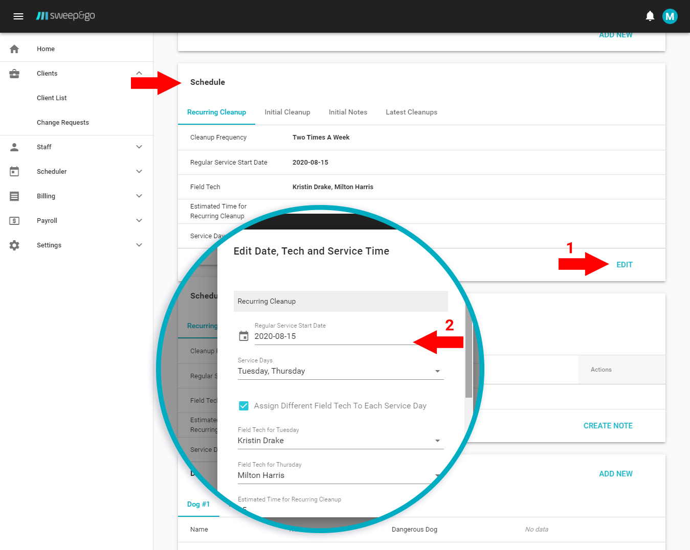 Review-or-modify-clients-schedule