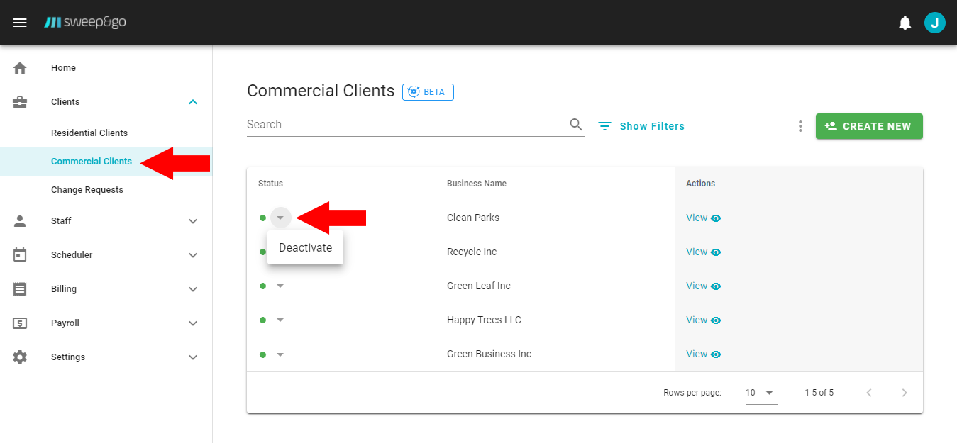 1-Commercial-Clients-Deactivate